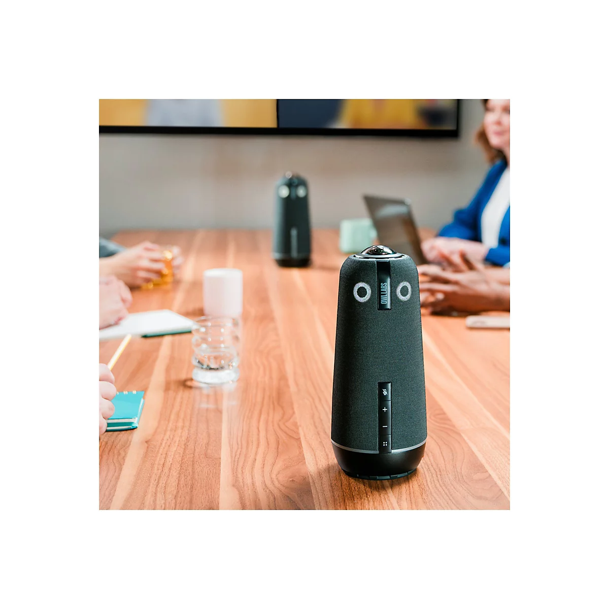 Owl Labs Meeting Owl 4+ - Videokonferenzkomponente - holzkohlefarben