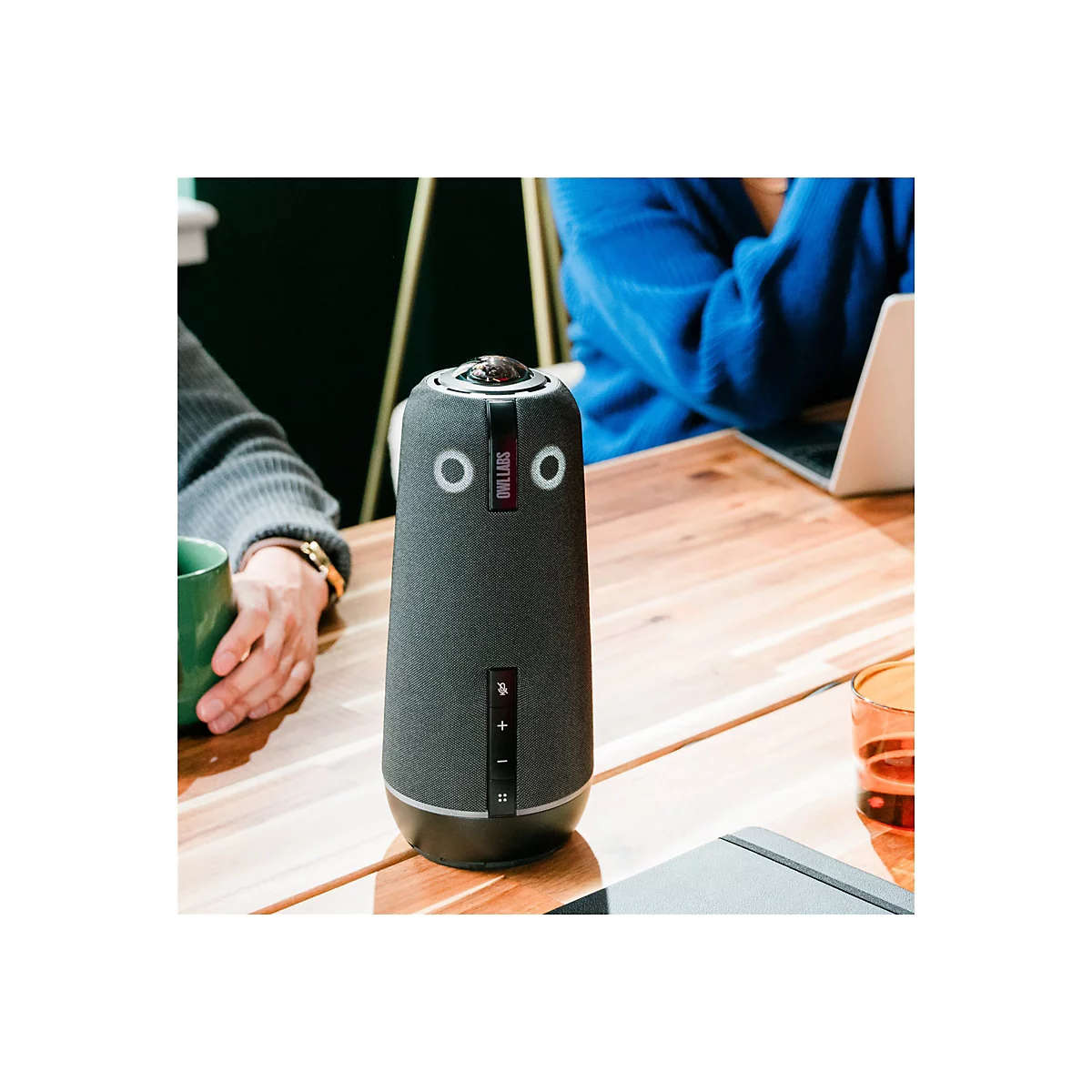Owl Labs Meeting Owl 4+ - Videokonferenzkomponente - holzkohlefarben