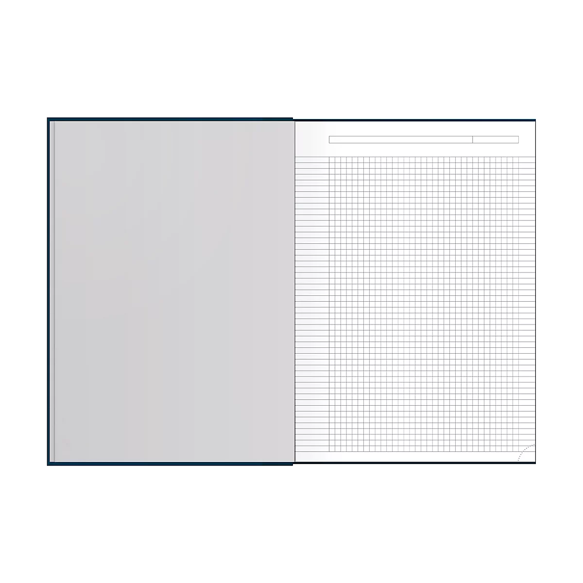Oxford Office boek, gebonden, A4, 96 pagina's geruit, 5 stuks per verpakking, zwart