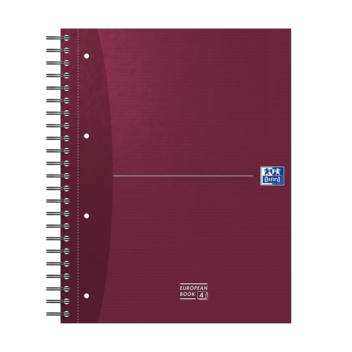 Oxford Office Notebook Europees boek, DIN A4+, vierkant, harde kaft, 5 stuks