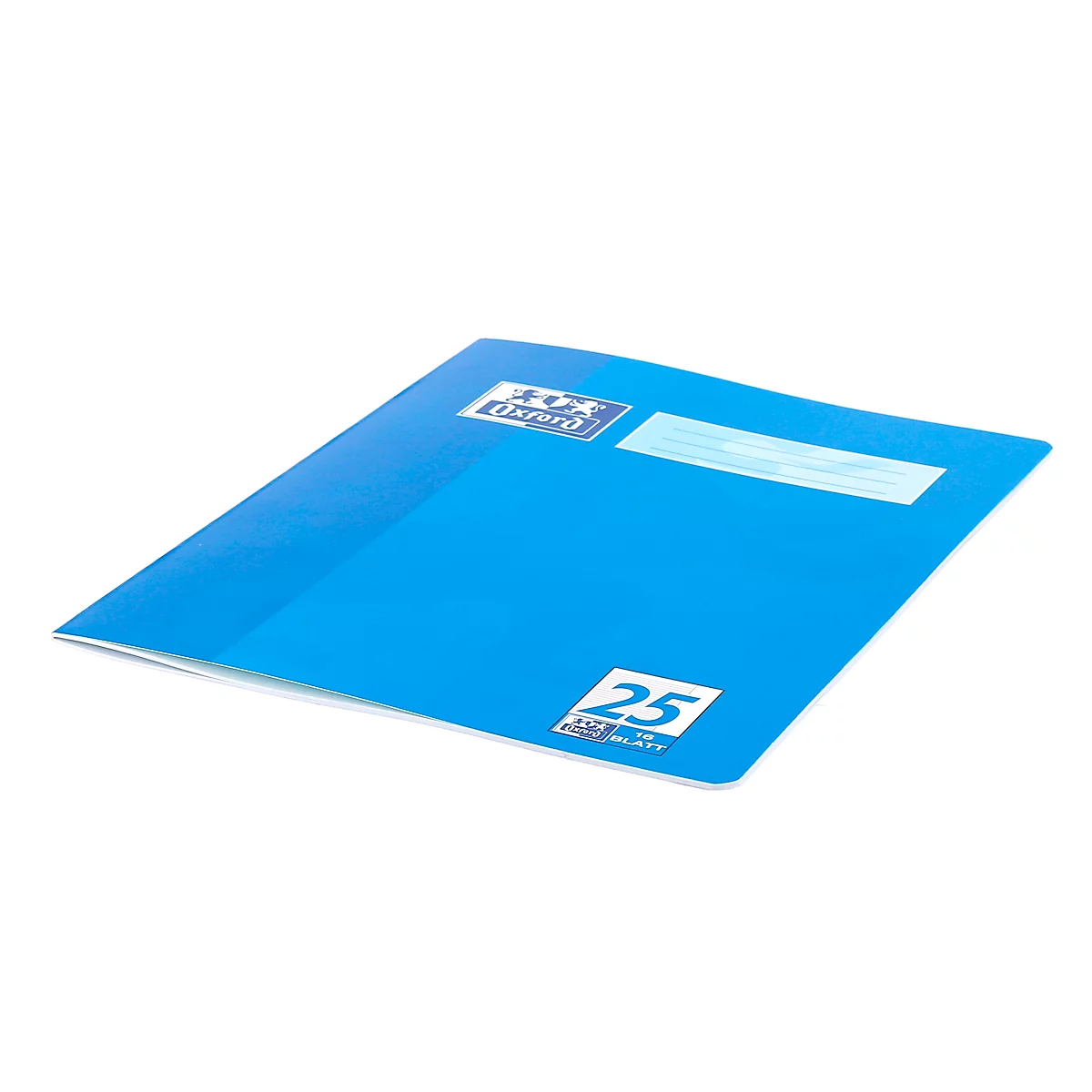 Oxford-schriften, DIN A4, 90 g/m², lineatur 25 gevoerd met brede marge rechts, 15 stuks van 16 vellen