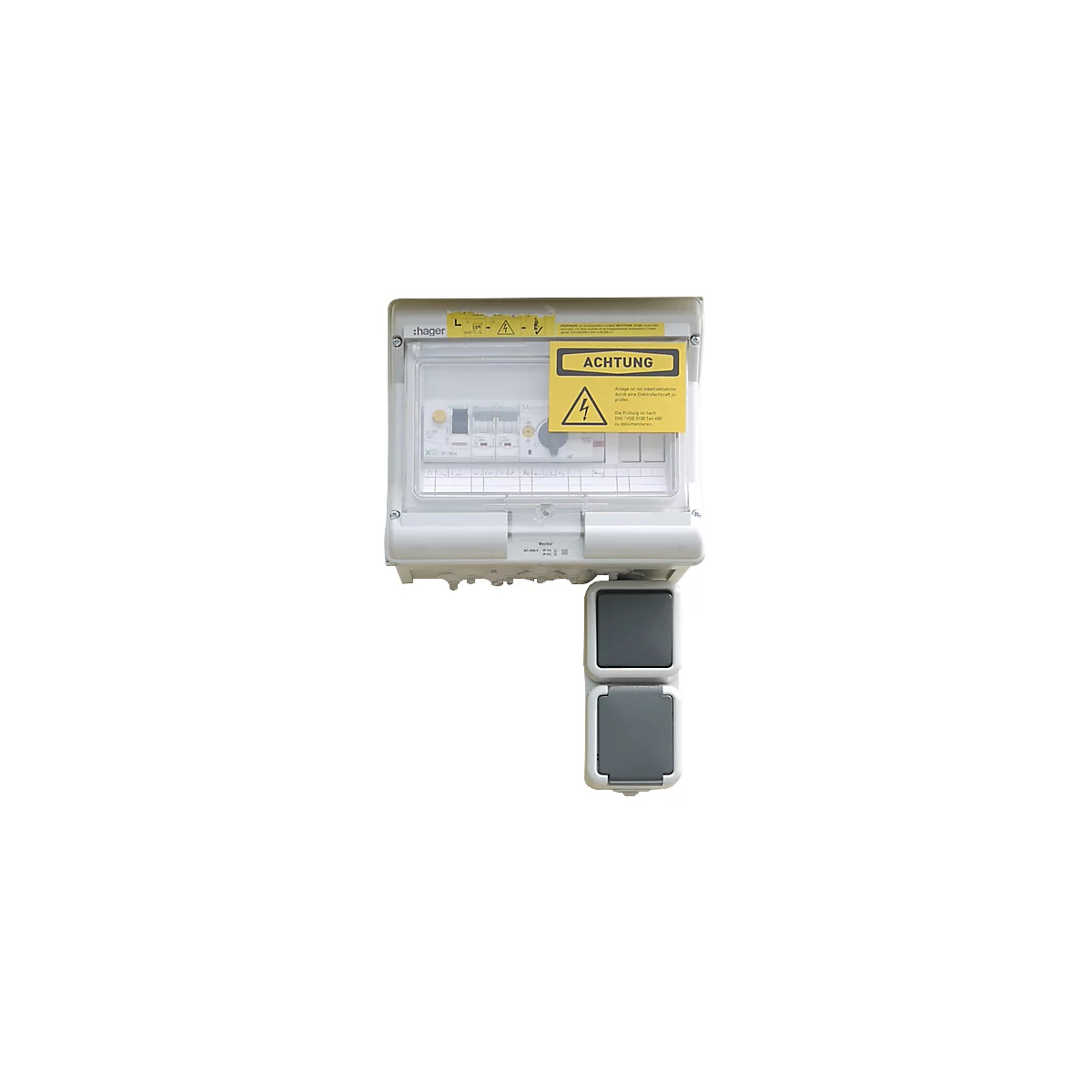 Pack d'installation électrique, version : pour matières dangereuses pour les milieux aquatiques non inflammables