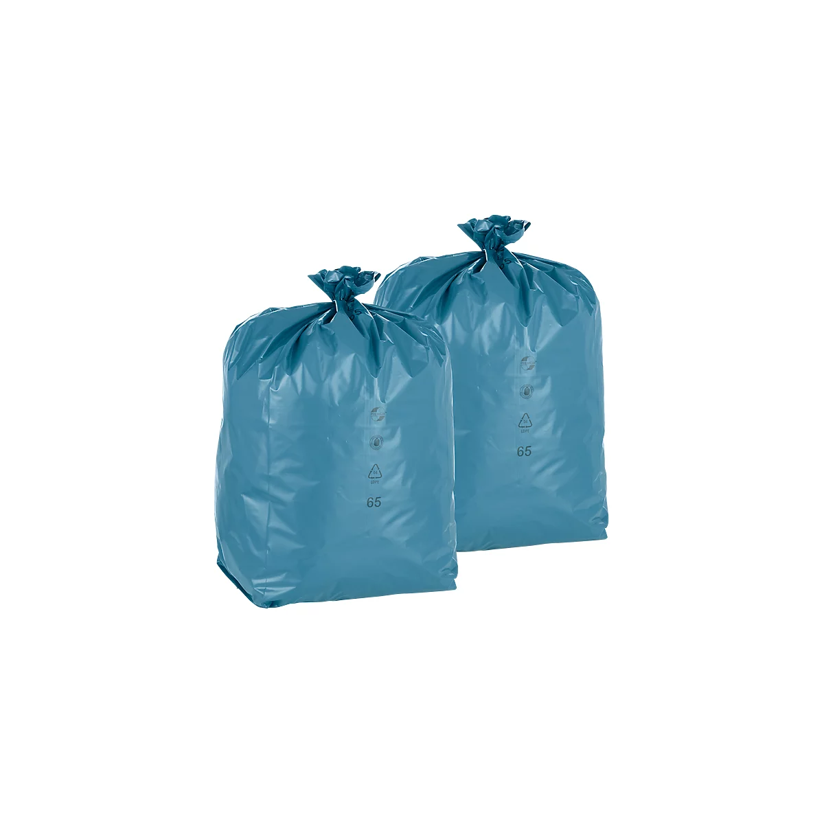 Lot de 100 sacs poubelle 120 L