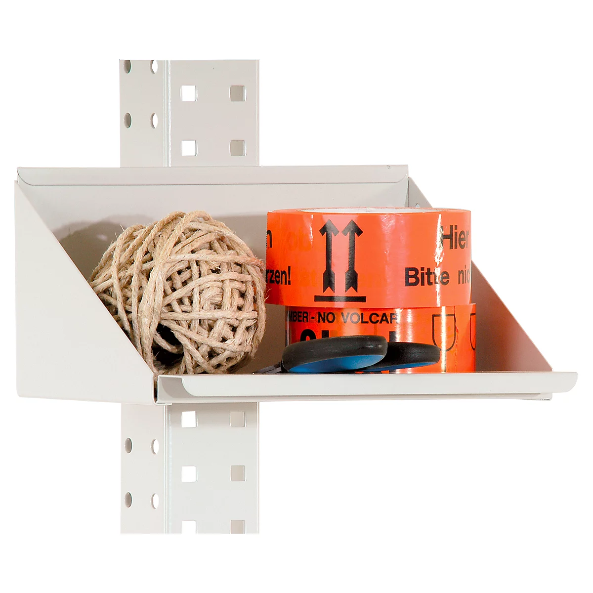 Packpool Ablagebox, vorne aufgekantet, Stellfläche B 240 x T 165 x H 120 mm