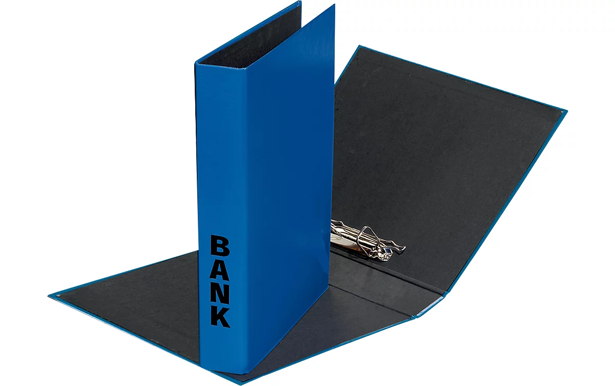 PAGNA Bankordner, PP Karton, Rückenbreite 52 mm, DIN A4, blau