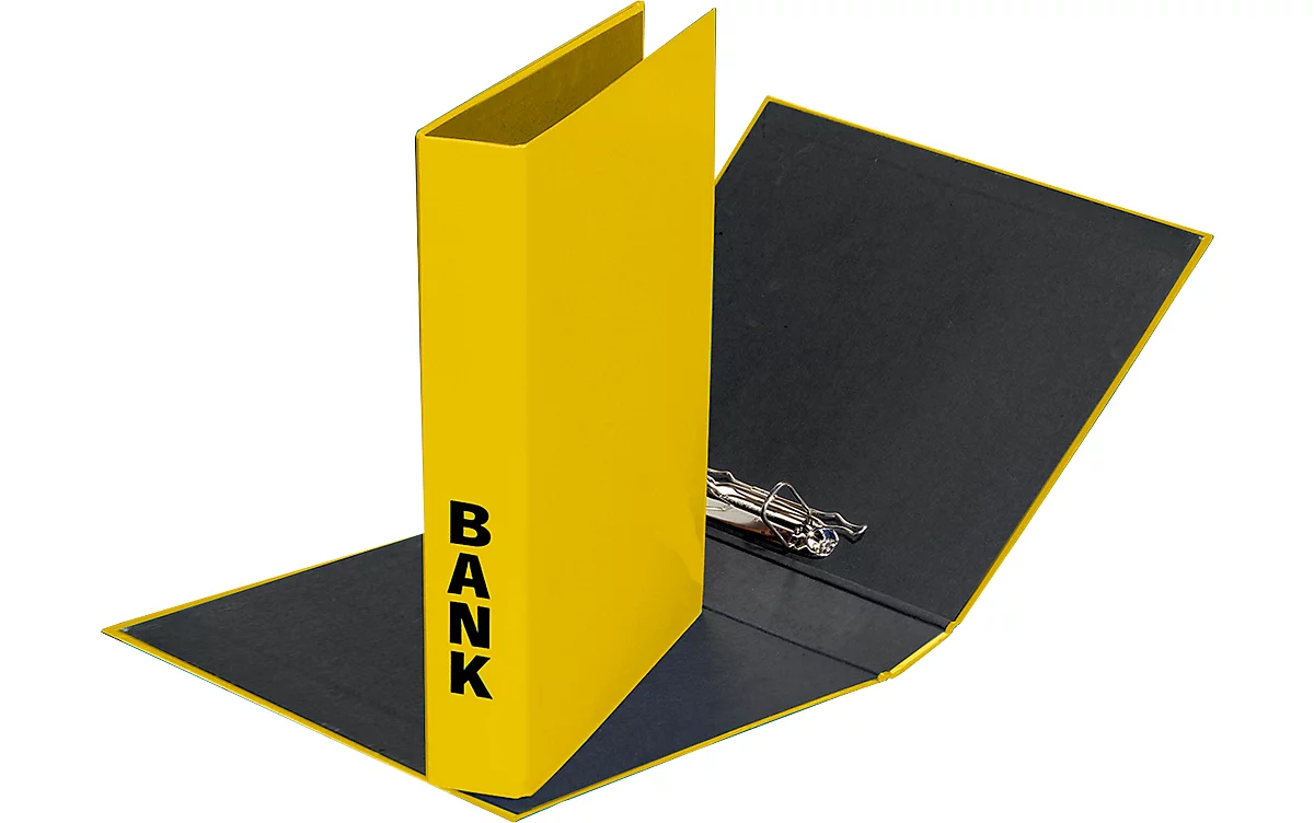 PAGNA Bankordner, PP Karton, Rückenbreite 52 mm, DIN A4, gelb