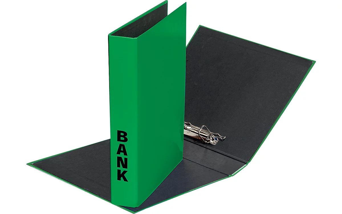 PAGNA Bankordner, PP Karton, Rückenbreite 52 mm, DIN A4, grün