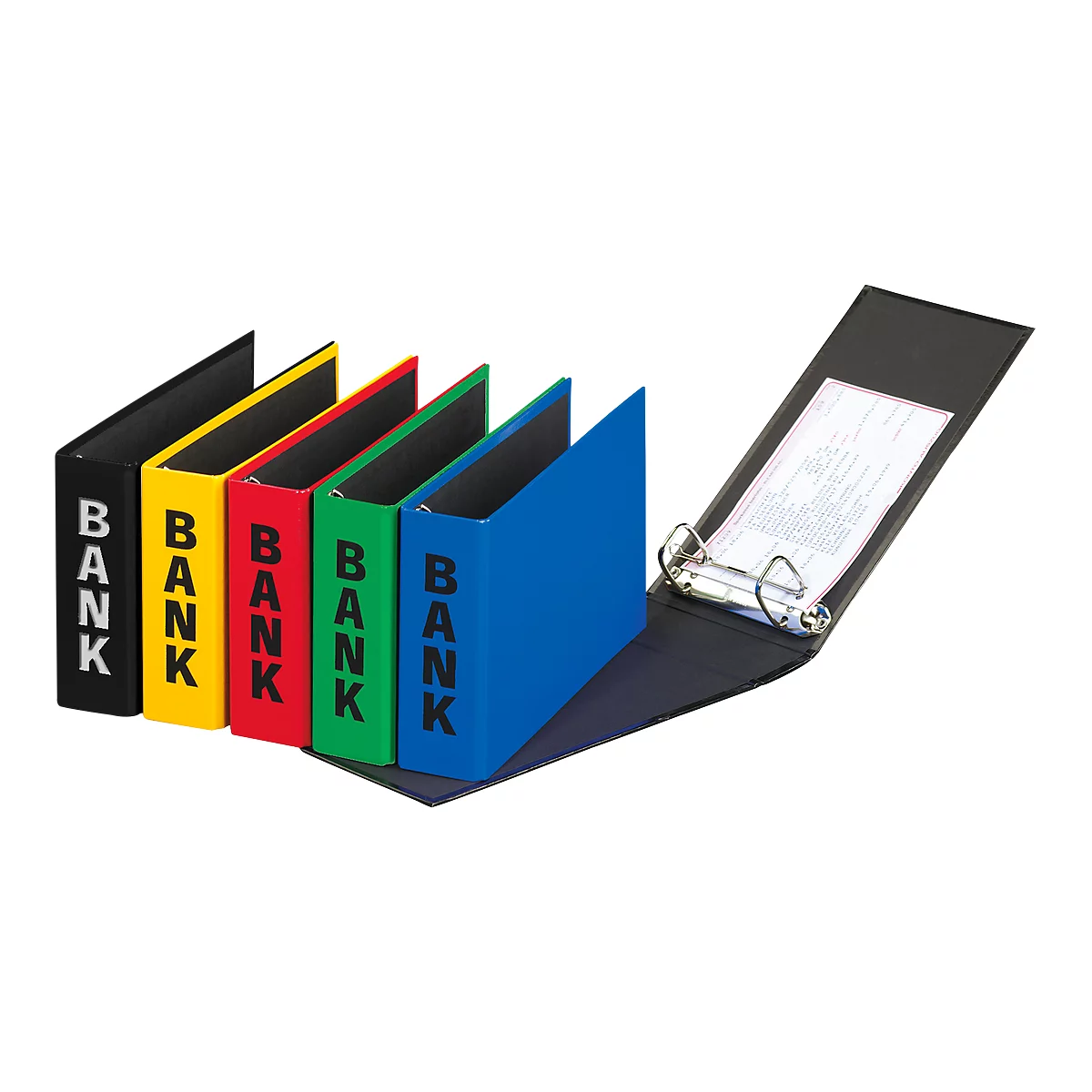 PAGNA ordner voor bankafschriften, PP karton, rugbreedte 52 mm, A4 of A5 liggend