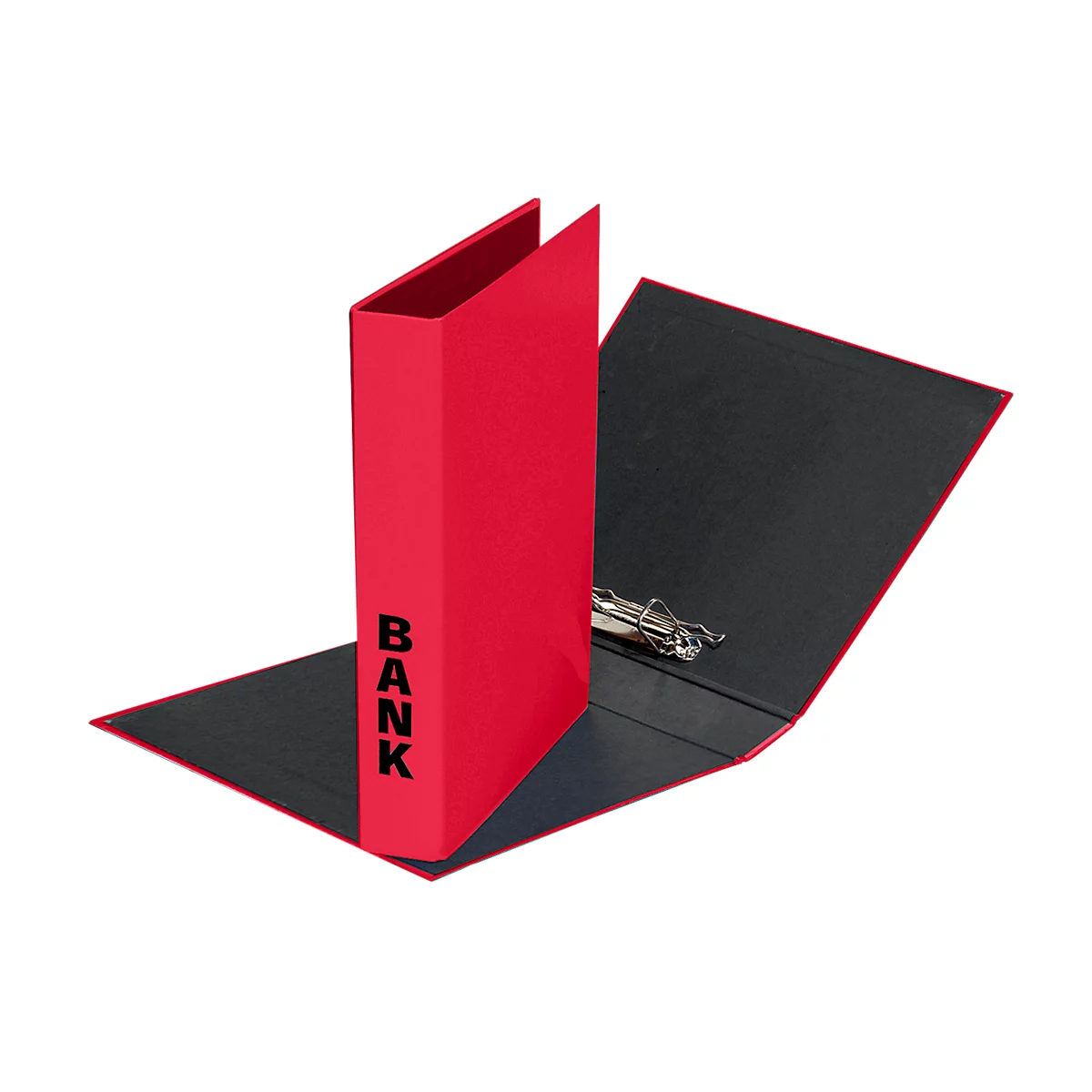 PAGNA ordner voor bankafschriften, PP karton, rugbreedte 52 mm, A4, rood