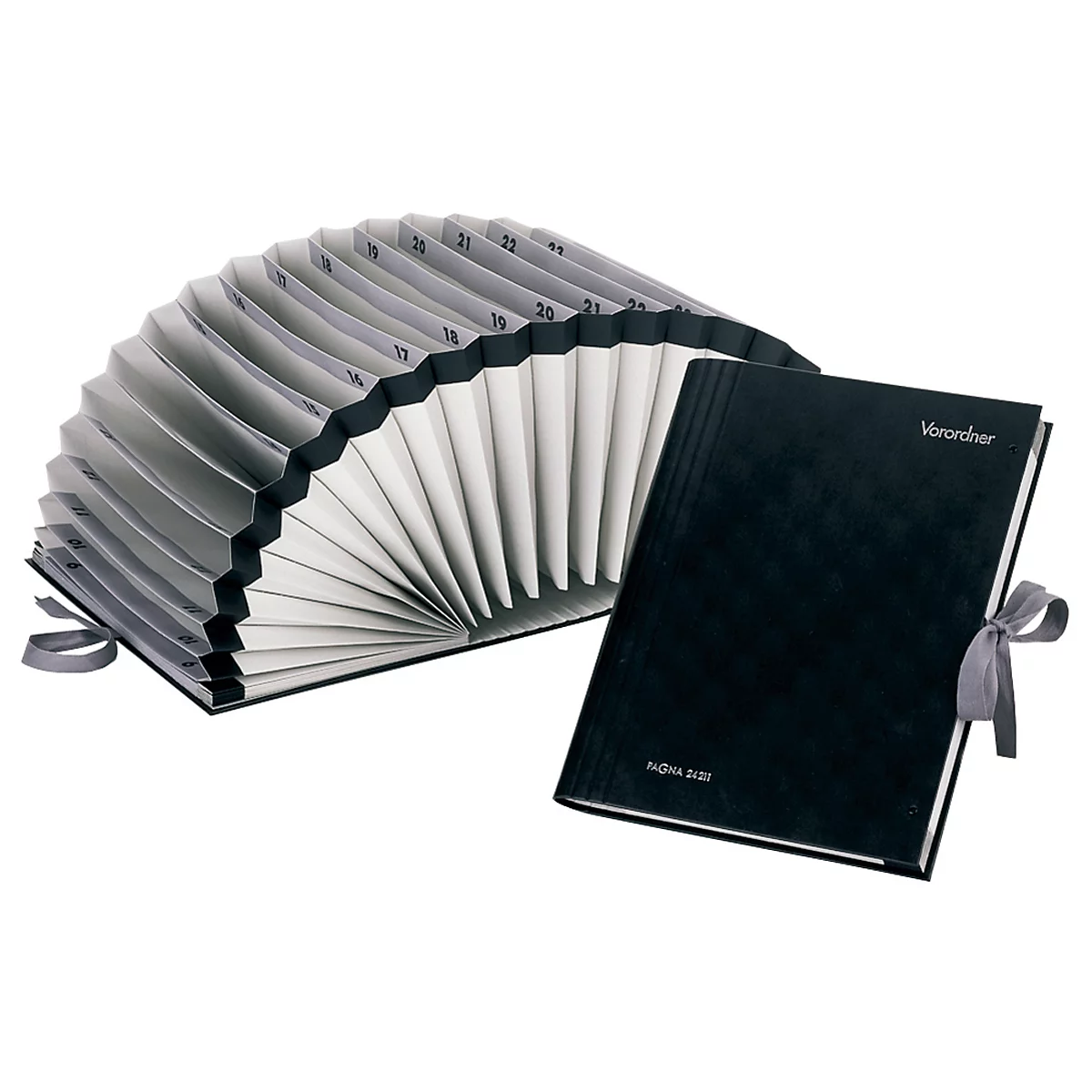 PAGNA Vorordner, 20 Fächer, DIN A4-Format, Band, mit Register 1-31
