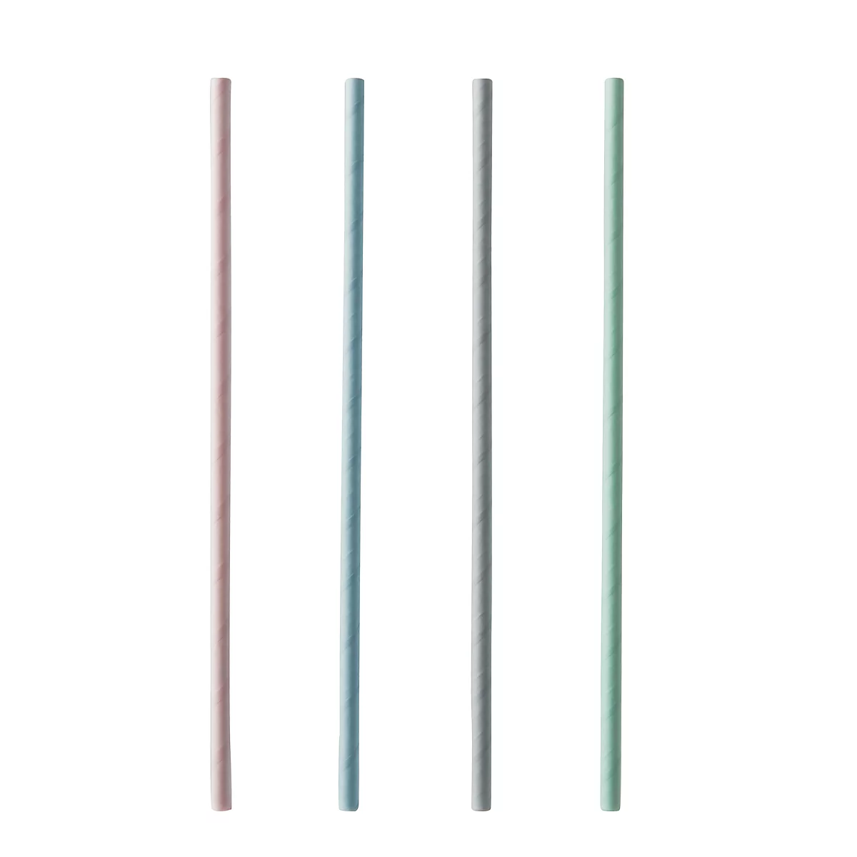 Pailles à boire Papstar, jetables, L 210 x Ø 6 mm, en papier certifié FSC®, couleurs assorties, 200 pièces.