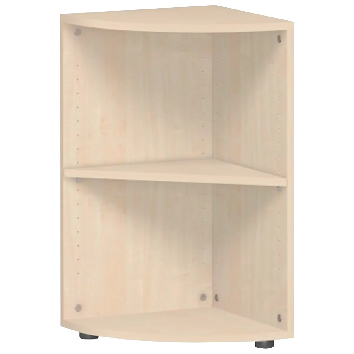 PALENQUE hoek boekenkast, 2 OH, B 400 x D 400 x H 752 mm, ahorndecor