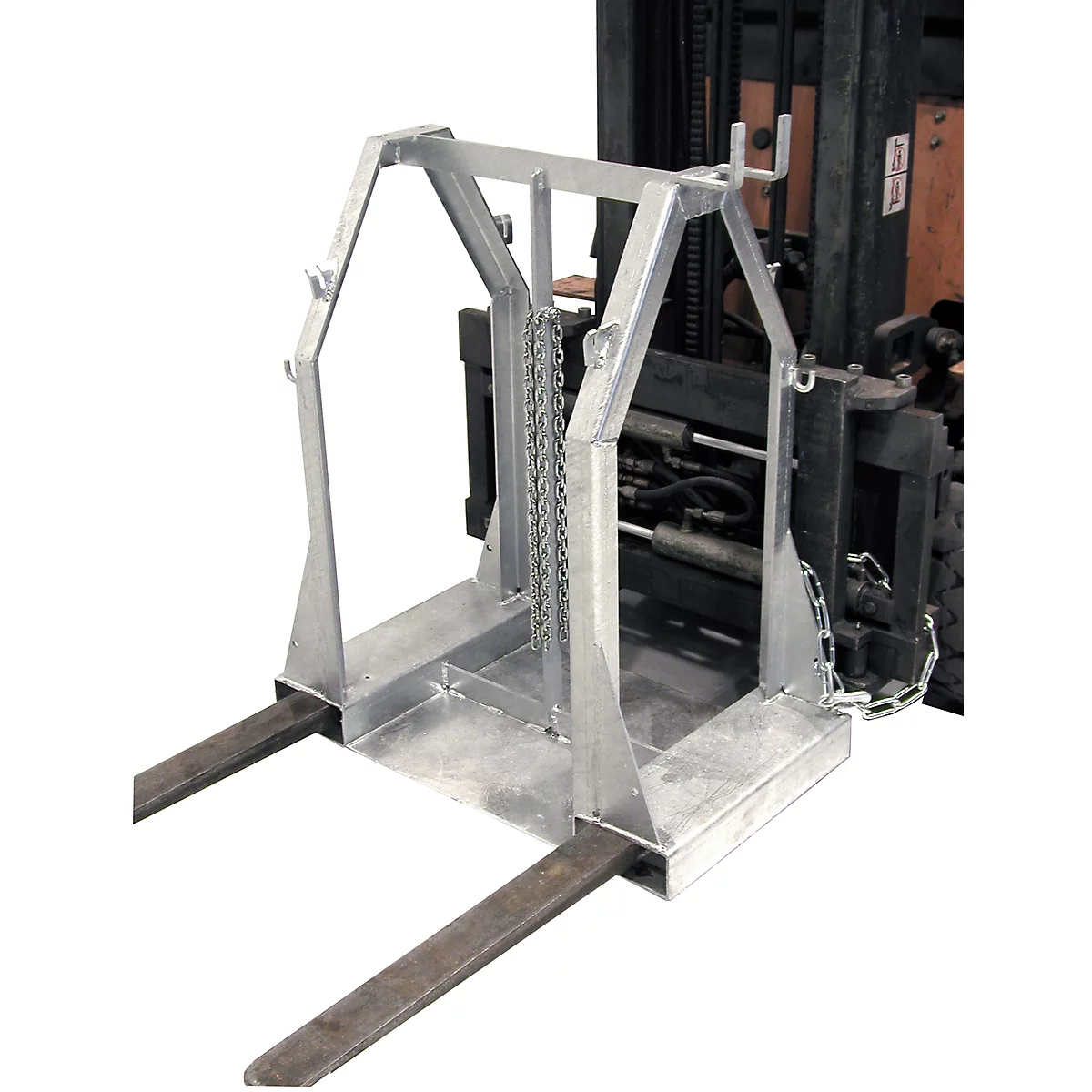 Palette pour bouteilles en acier SFP 4 pour 4 bouteilles, capacité de charge 350 kg