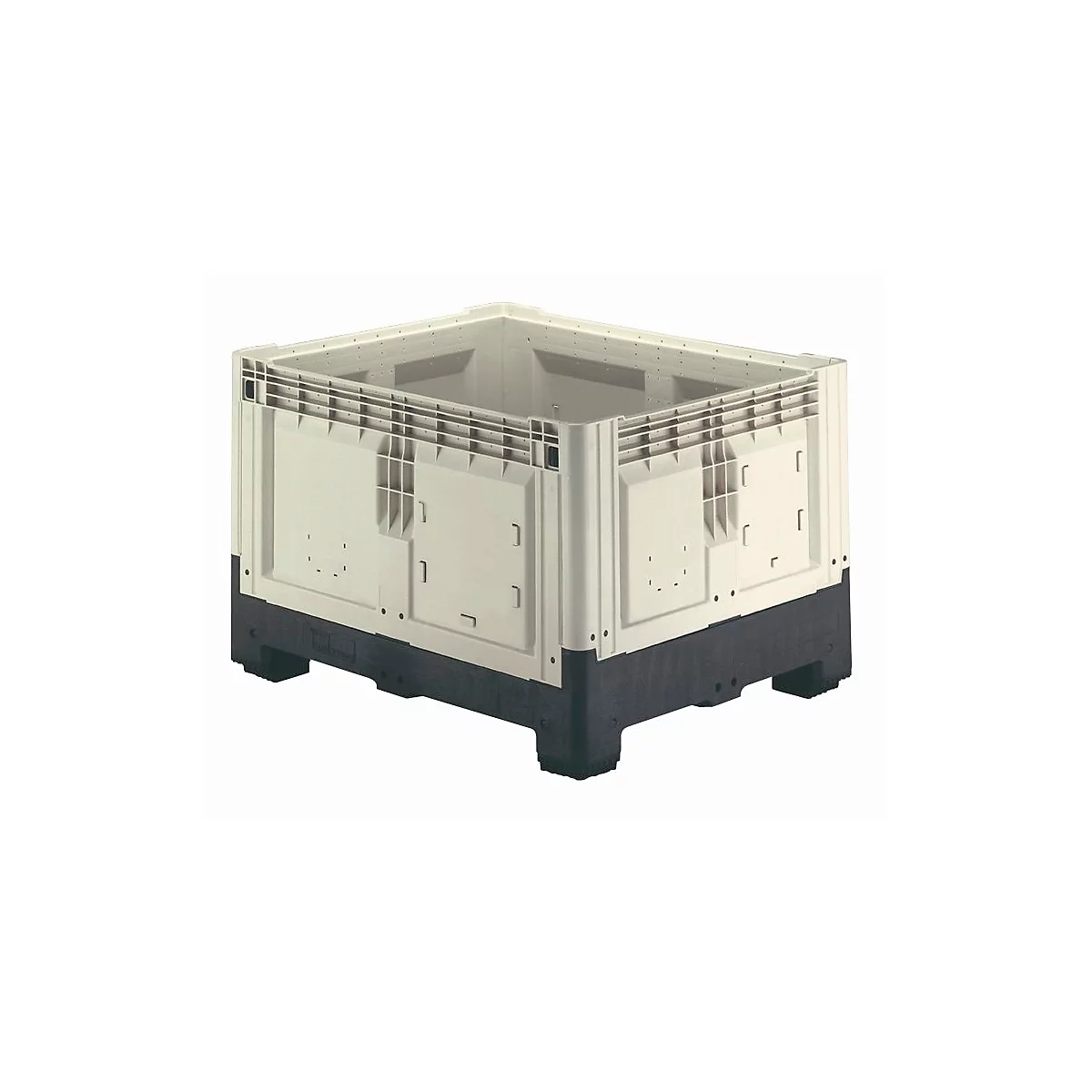 Palletbox met poten, inklapbaar, 720 liter
