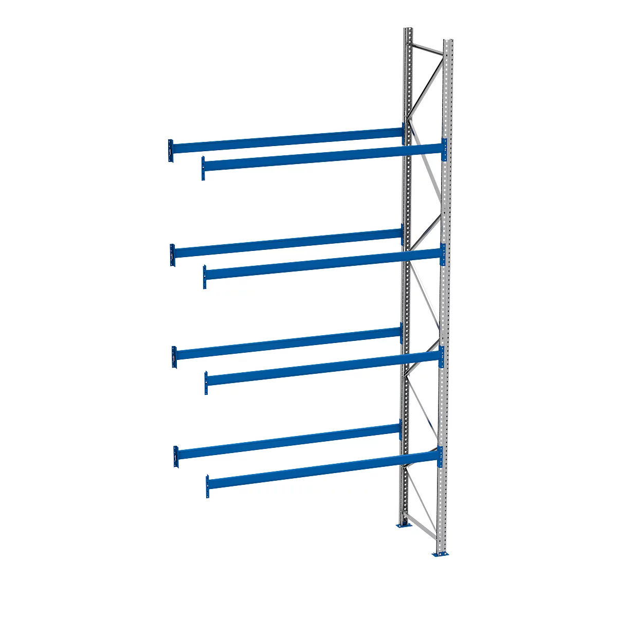 Palletstelling PR 600, aanbouwsectie, H 5800 mm, max. 1000 kg, 4 dwarssteunen