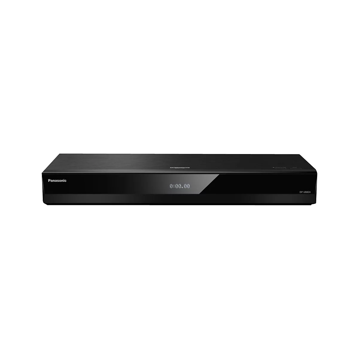 Schwarzer Blu-Ray Player von Panasonic. Auf dem Display: 0:00.00.