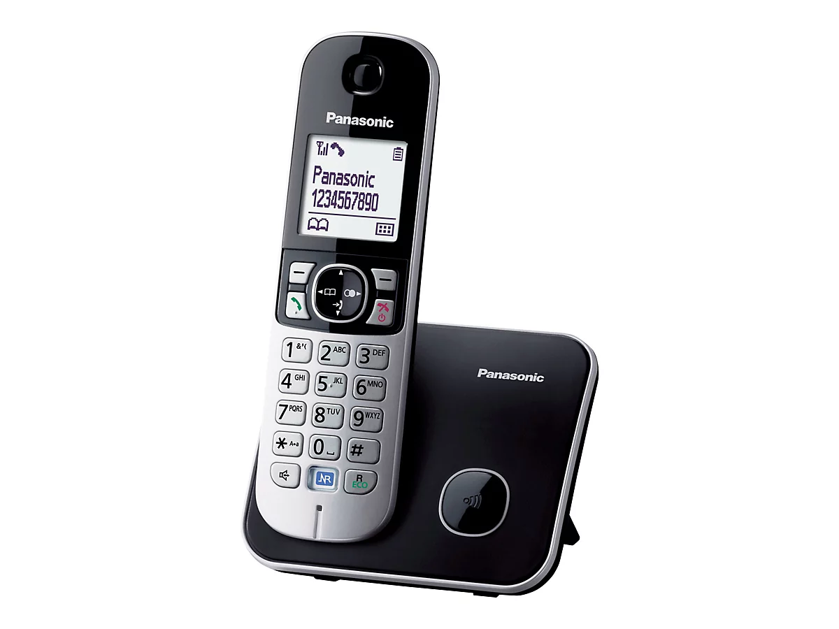 Panasonic KX-TG6811 - Schnurlostelefon mit Rufnummernanzeige - DECT - Schwarz