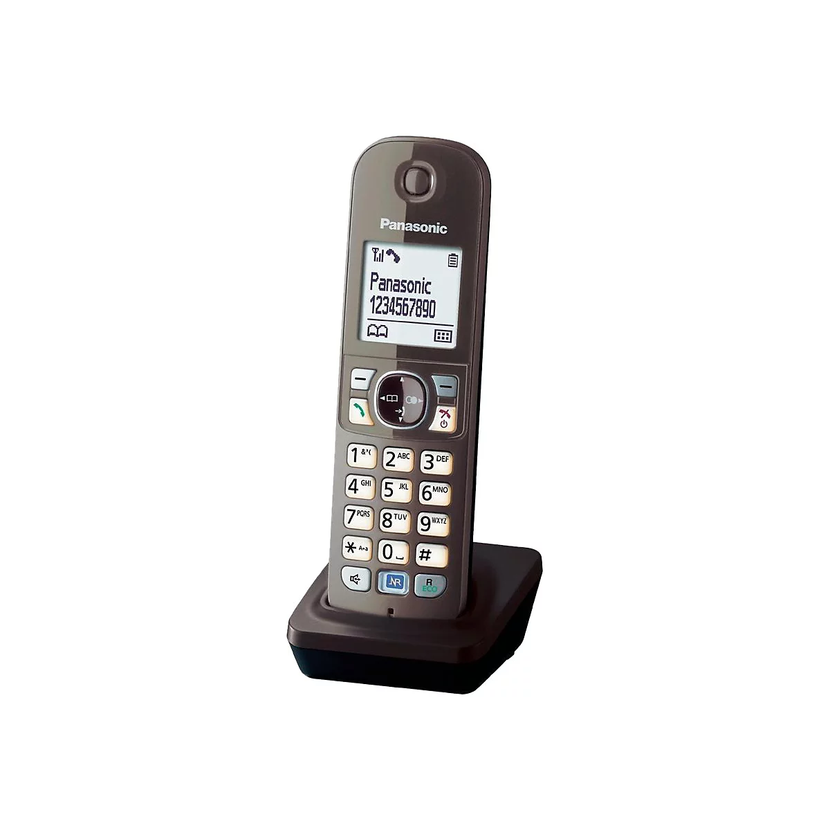 Panasonic KX-TGA681 - Schnurloses Erweiterungshandgerät mit Rufnummernanzeige - DECTGAP - Mokkabraun