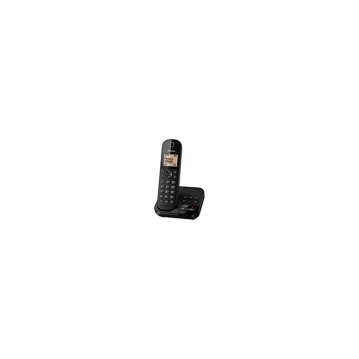Panasonic KX-TGC420G - Schnurlostelefon - Anrufbeantworter mit Rufnummernanzeige - DECT - Schwarz