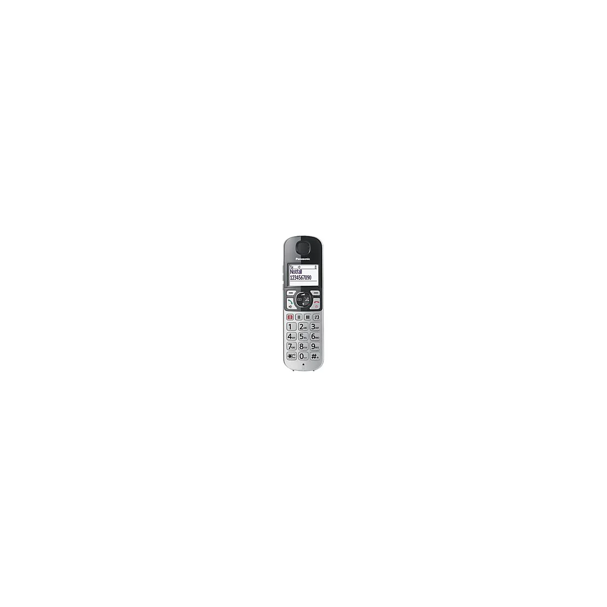 Panasonic KX-TGE522GS - Schnurlostelefon - Anrufbeantworter mit Rufnummernanzeige - DECT - dreiweg Anruffunktion + zusätzliches Handset