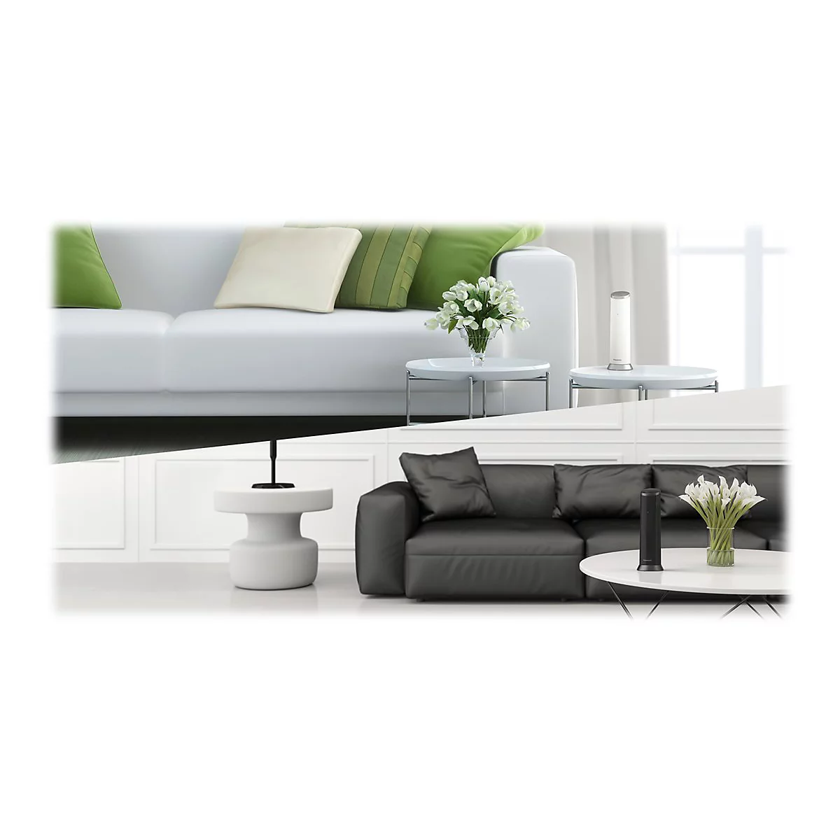 Panasonic KX-TGK220 - Schnurlostelefon - Anrufbeantworter mit Rufnummernanzeige - DECTGAP - dreiweg Anruffunktion - Schwarz