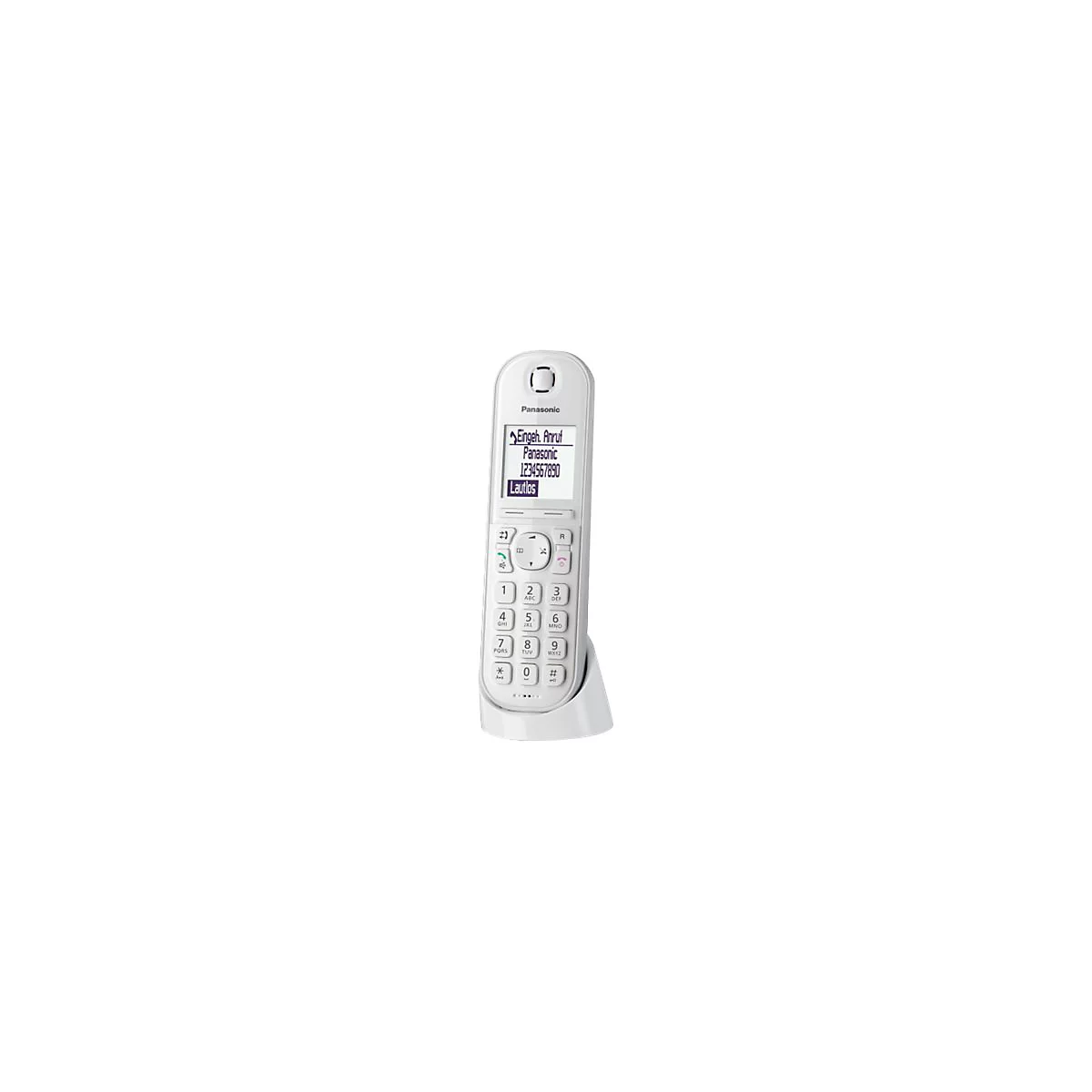 Panasonic KX-TGQ200 - Schnurloses Digitaltelefon - DECTGAP - dreiweg Anruffunktion - weiß