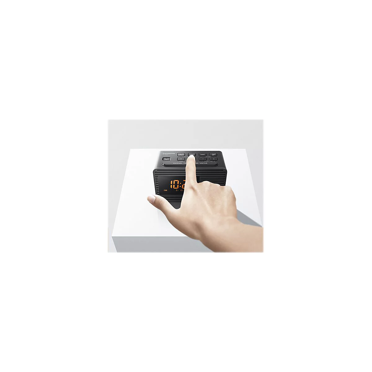 Panasonic-RC-800EG - Radiouhr - Schwarz
