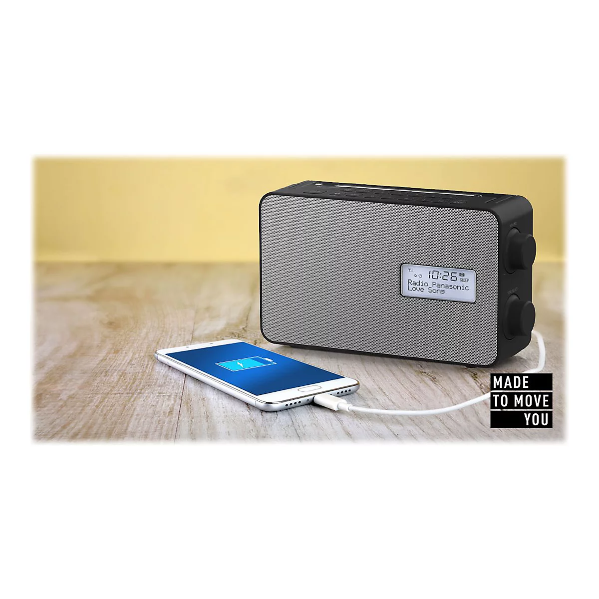 Panasonic-RF-D30BT - Tragbares DAB-Radio - 2 Watt - Schwarz