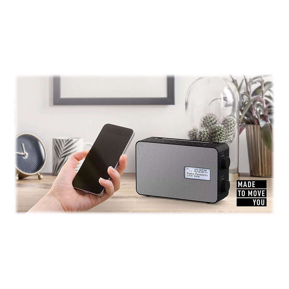 Panasonic-RF-D30BT - Tragbares DAB-Radio - 2 Watt - Schwarz