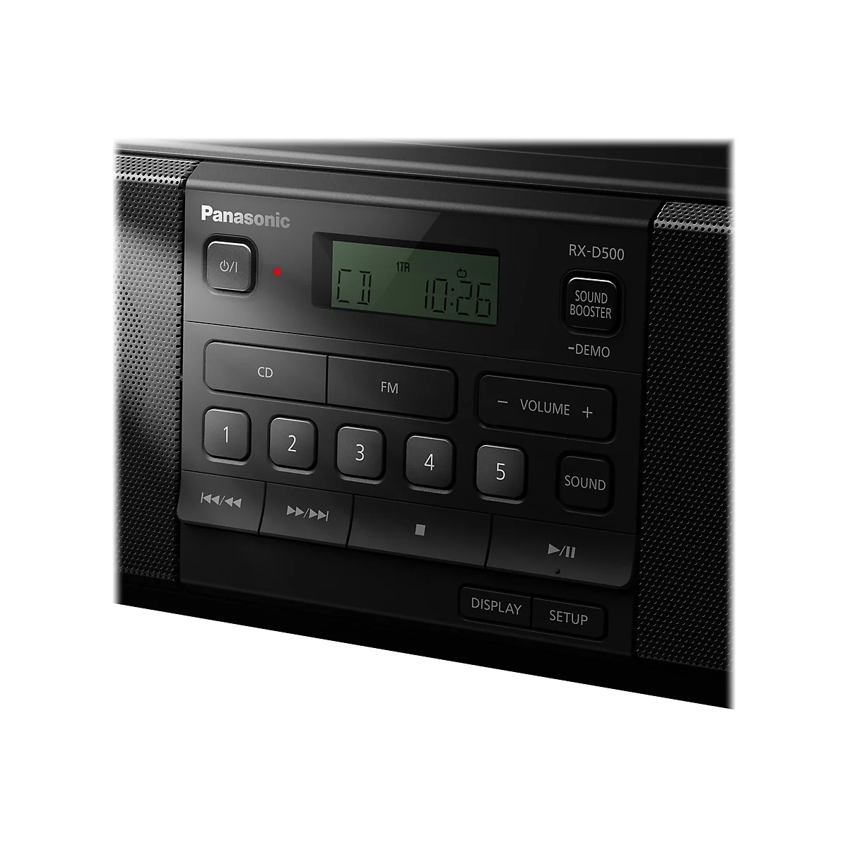 Panasonic-RX-D500EG - Radio - 20 Watt - Schwarz