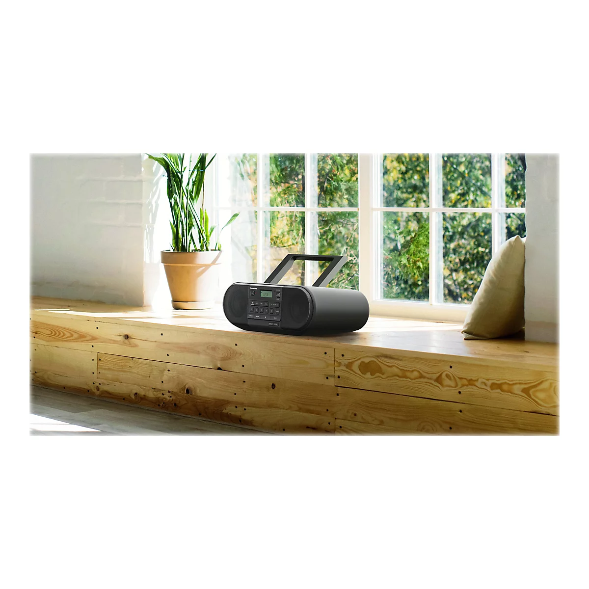 Panasonic-RX-D550E - Radio - 20 Watt - Schwarz
