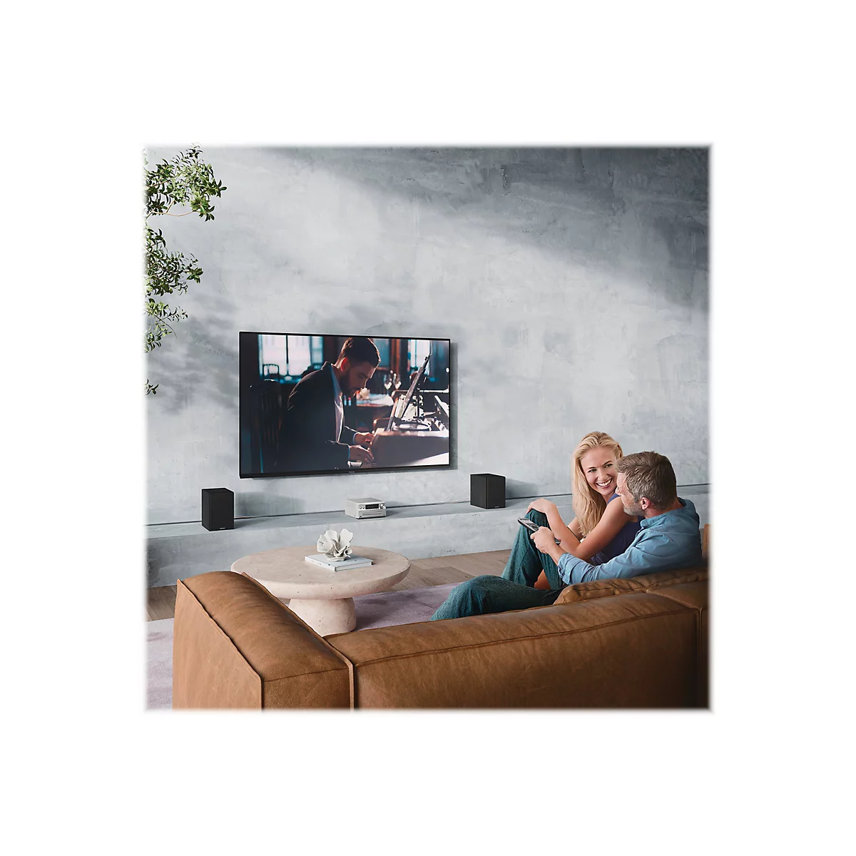 Panasonic SC-PMX802 - Audiosystem - 120 Watt (Gesamt) - Silber