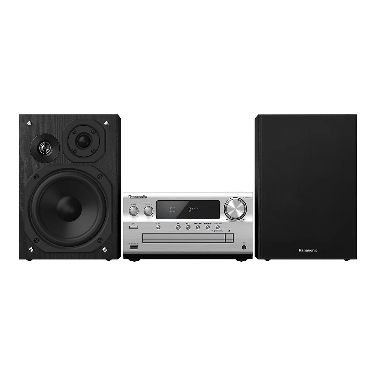 Panasonic SC-PMX802 - Audiosystem - 120 Watt (Gesamt) - Silber
