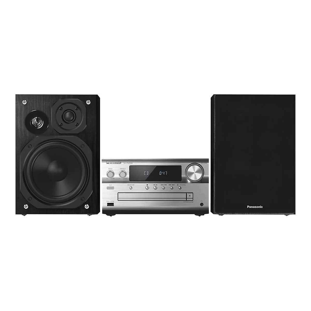 Panasonic SC-PMX94 - Audiosystem - 2 x 60 Watt - Silber