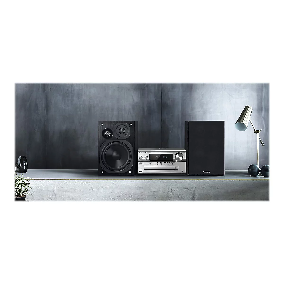 Panasonic SC-PMX94 - Audiosystem - 2 x 60 Watt - Silber