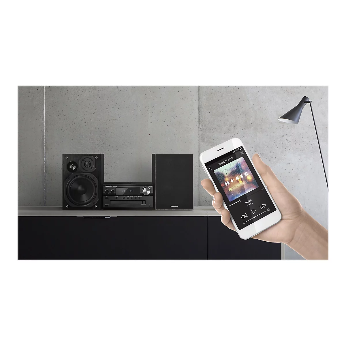 Panasonic SC-SC-PMX94EG - Audiosystem - 2 x 60 Watt - Schwarz