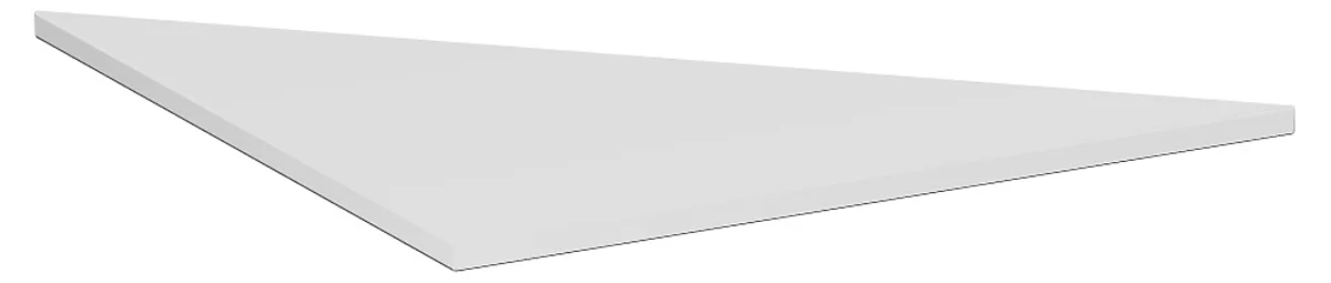 Panel de unión 90° PALENQUE, ancho 800 x fondo 800 mm, gris claro