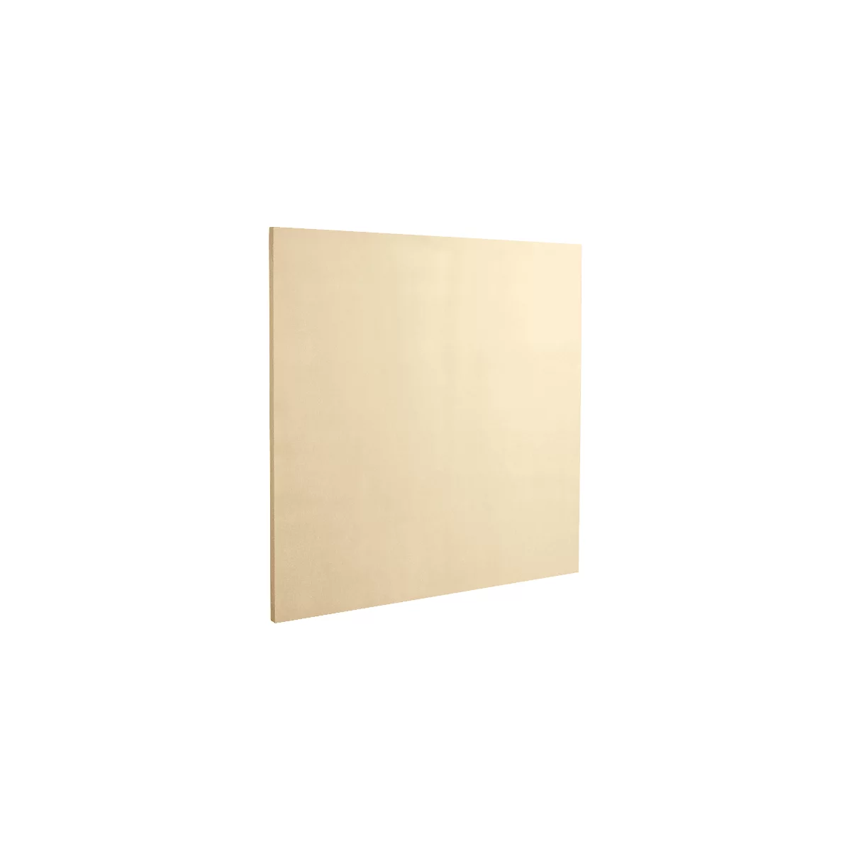 Panneau acoustique mural - polyester aspect feutre - carré - l. 500 x H 500 mm - - difficilement inflammable selon DIN 4102 (B1) -voire clair RAL 1015