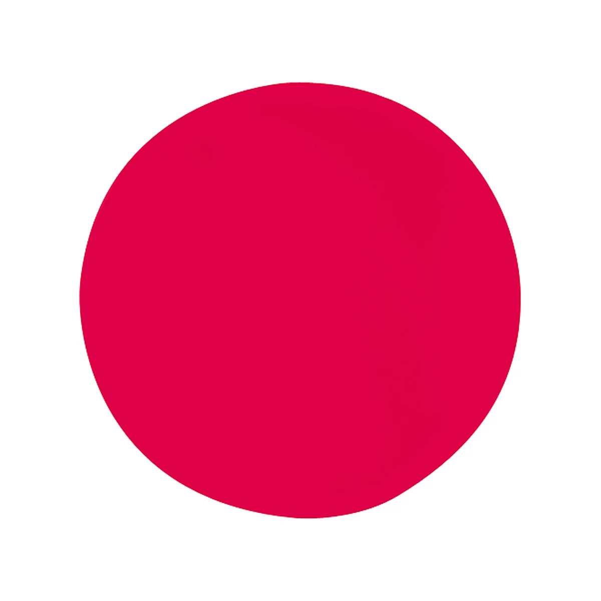 Panneau acoustique mural rond, Ø 1000 mm, polyester non tissé, aspect feutre, rouge framboise RAL 3027