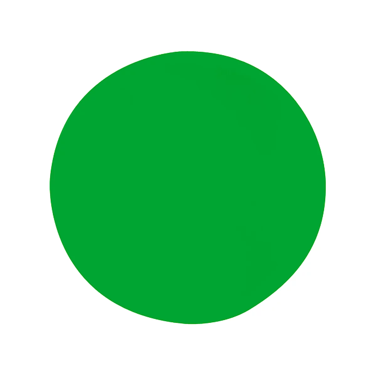 Panneau acoustique mural rond, Ø 1000 mm, polyester non tissé, aspect feutre, vert RAL 6018