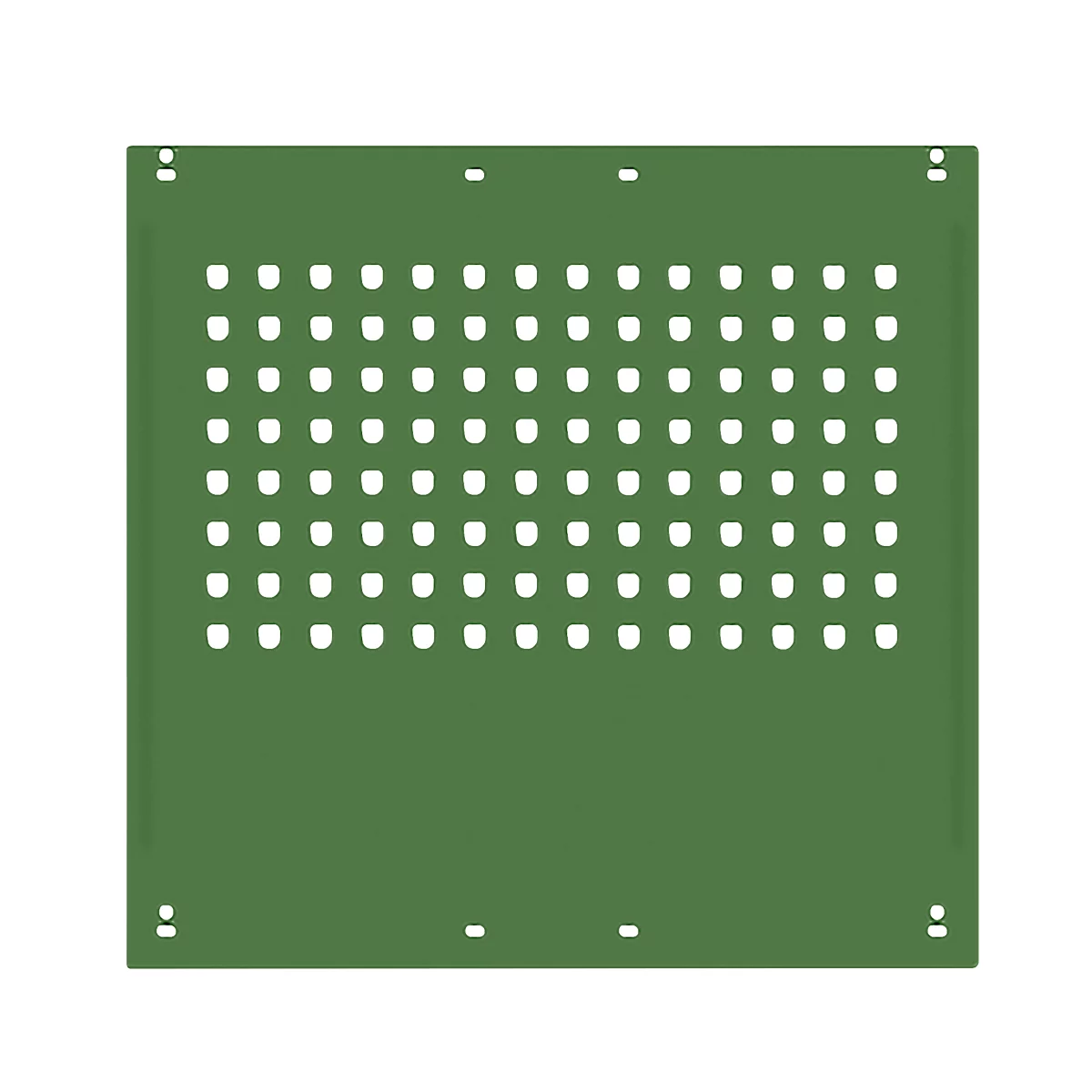 Panneau latéral, pour tables de travail Universal Spezial/Ergo, pour profondeur de 800 mm, L. 592 x H 628, vert réséda RAL 6011