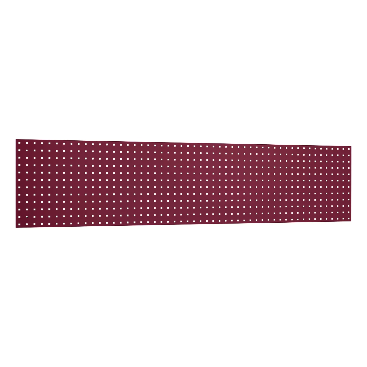 Panneau perforé, à monter, 1981 x 457 mm, rouge pourpre RAL 3004