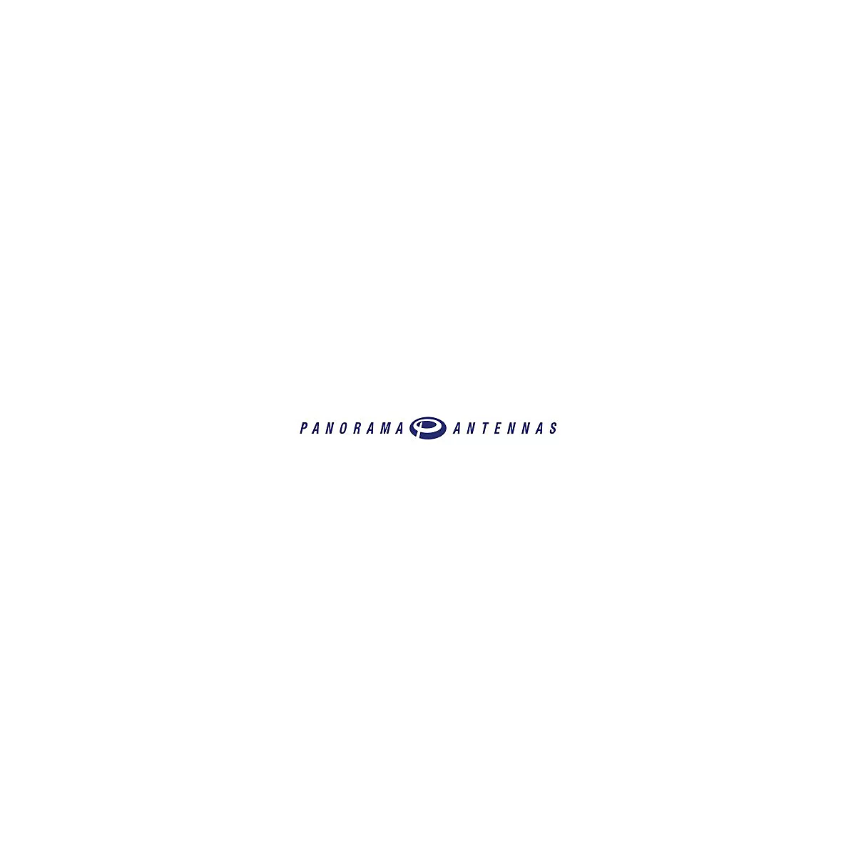 Das Logo der Firma Panorama Antennas in blau auf weißem Grund.