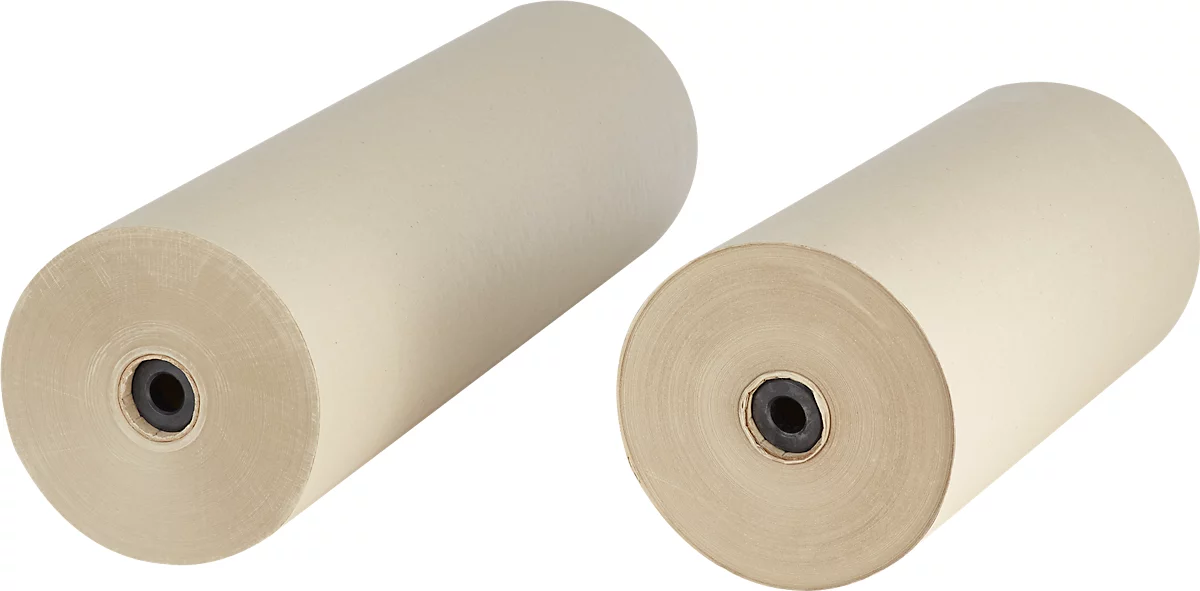 Papel arrugado, 70 g/,m² de papel 100 % de desecho, color natural, 1 rollo de L 300 m x A 500 mm