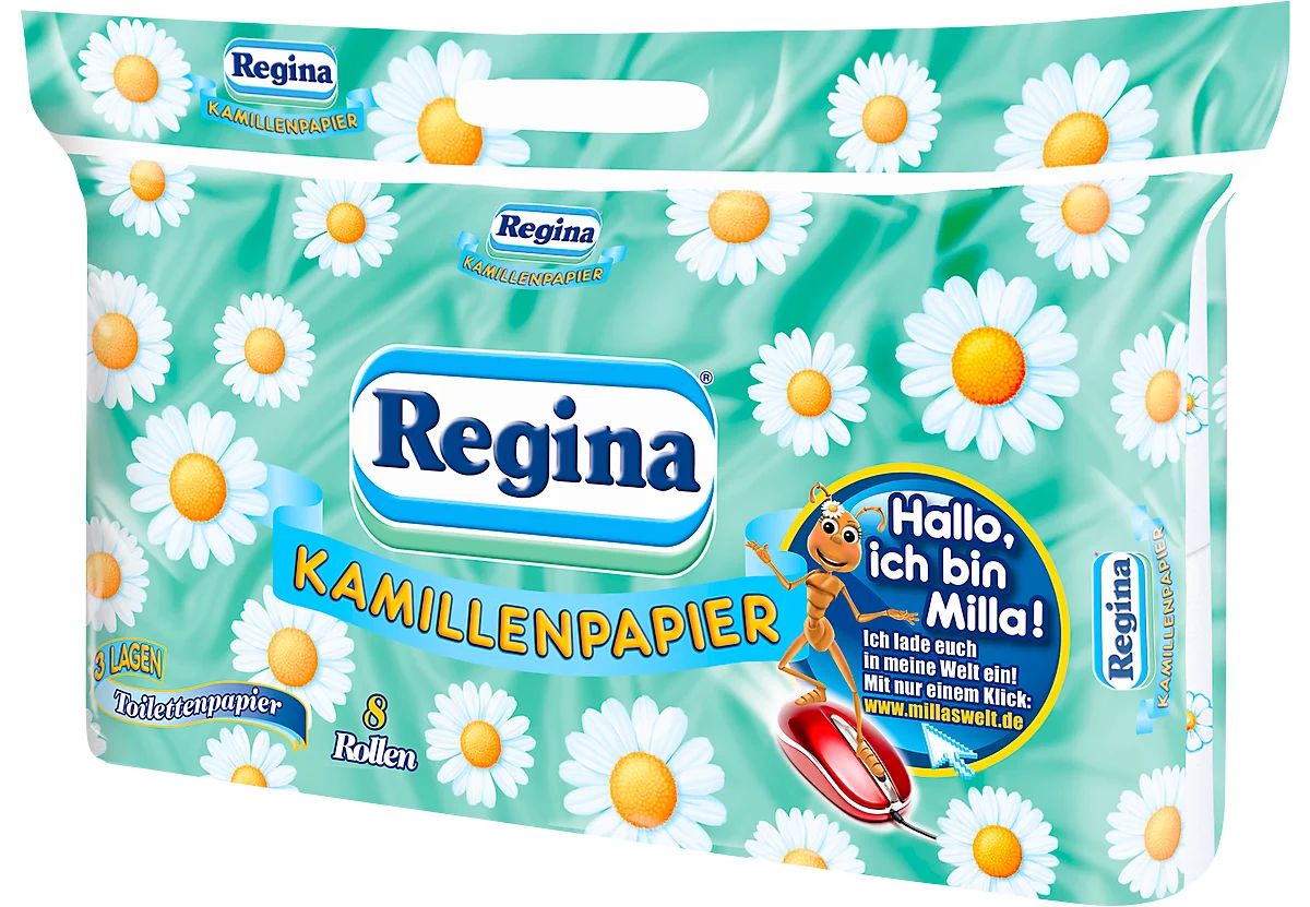 Papel higiénico Regina, 150 hojas por rollo, 3 capas, 56 rollos
