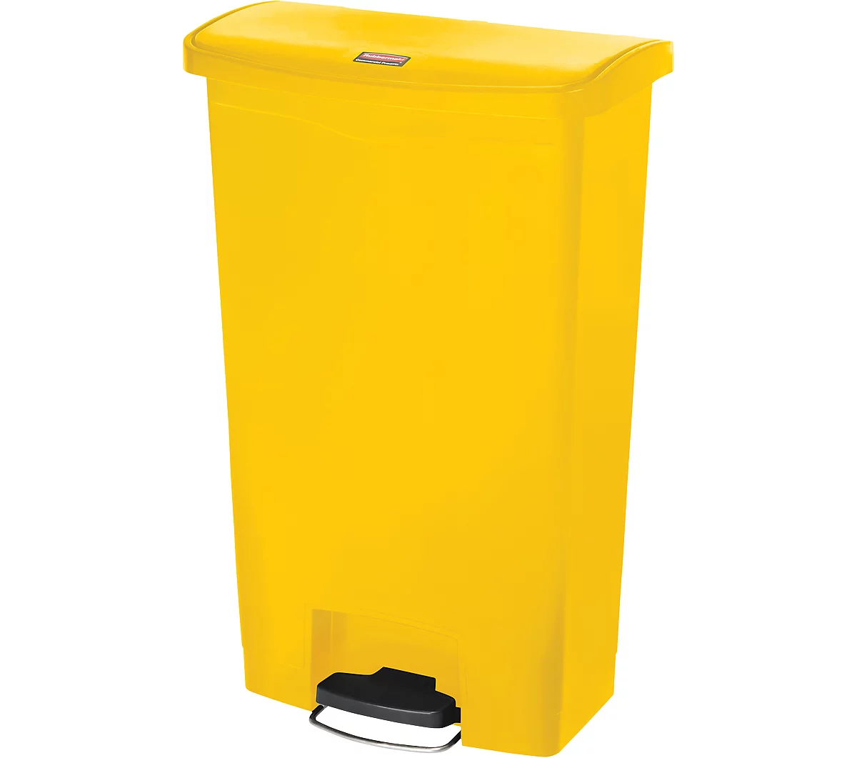Papelera de pedal Slim Jim®, plástico, capacidad 68 litros, amarillo