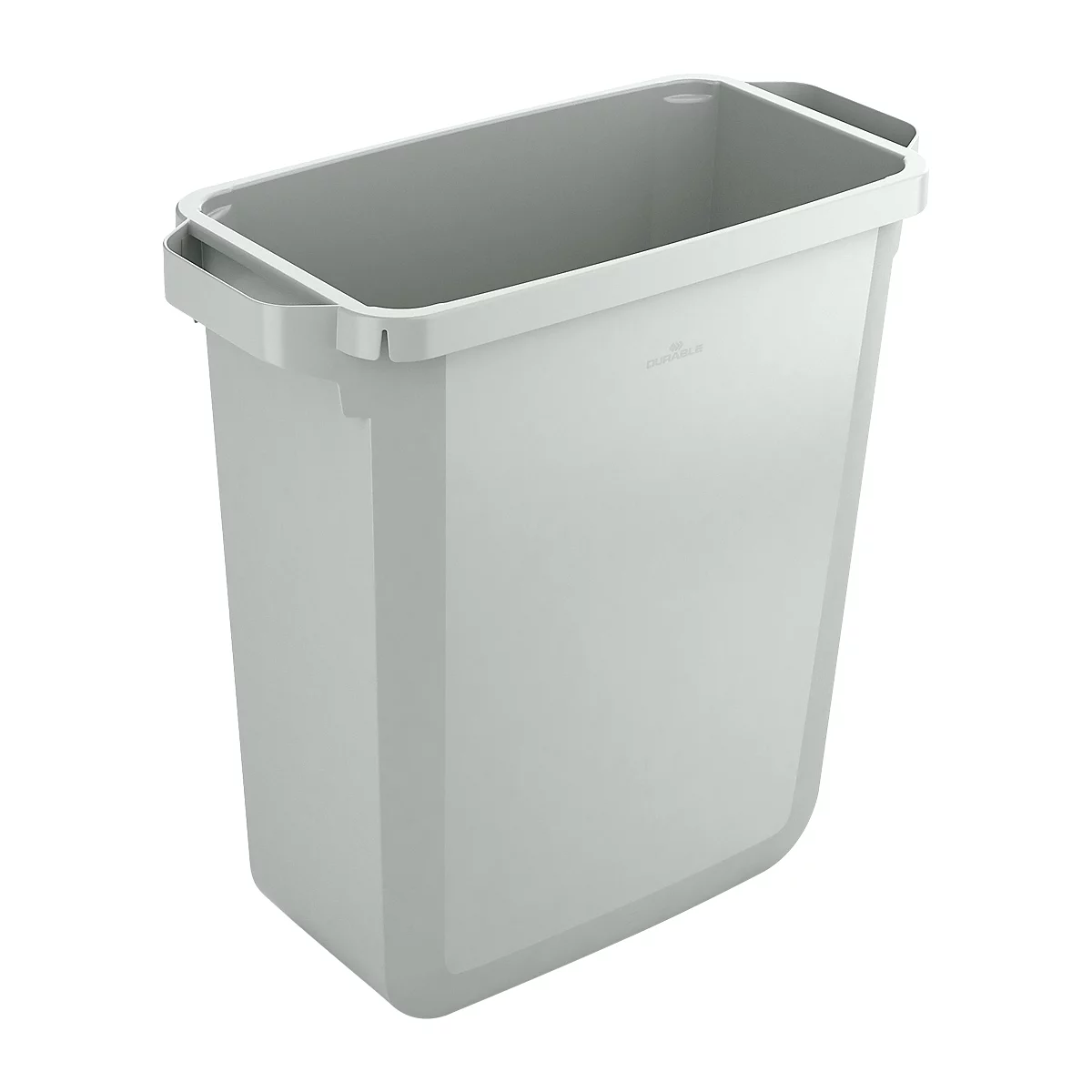 Papelera de recogida de reciclables, 60 l, sin tapa, gris