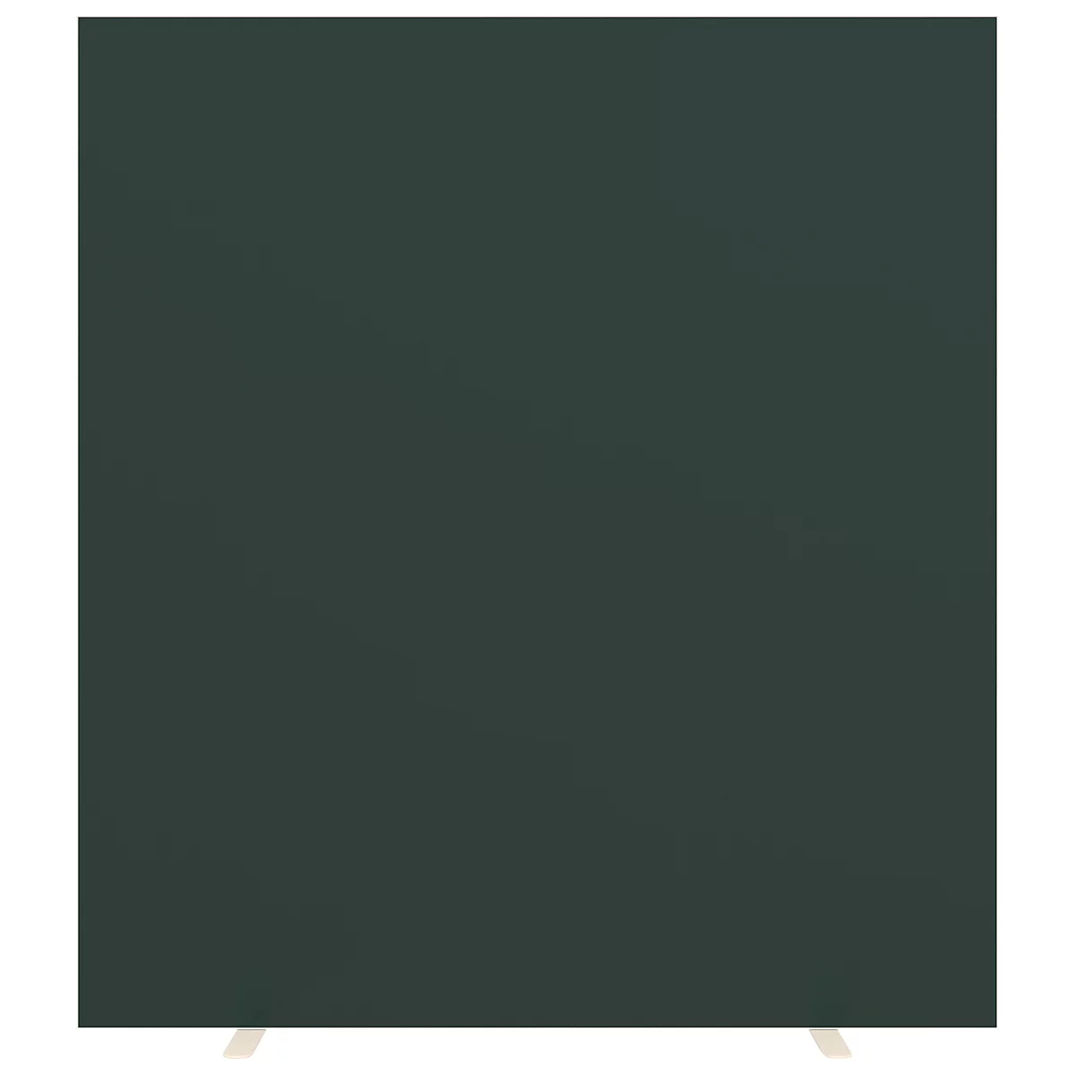 Paperflow Cloison de séparation design, revêtement en tissu, difficilement inflammable selon DIN 4102 (B1), l. 1600 mm x P 390 x H 1740 mm, anthracite