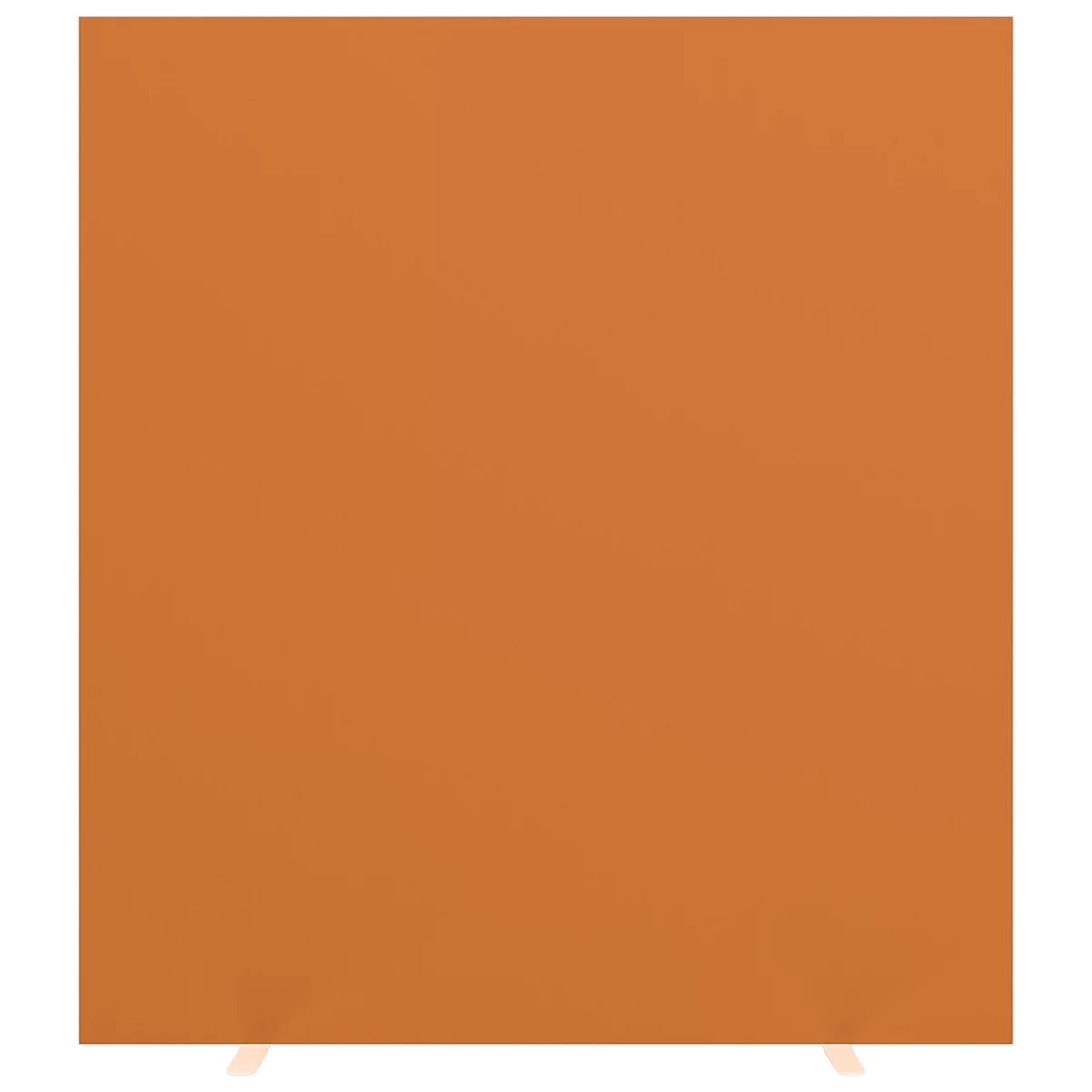 Paperflow Cloison de séparation design, revêtement en tissu, difficilement inflammable selon DIN 4102 (B1), l. 1600 mm x P 390 x H 1740 mm, orange