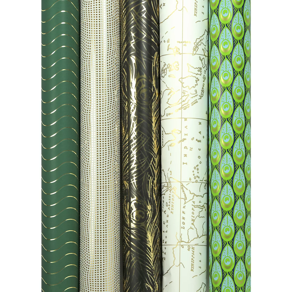 Papier cadeau CLAIREFONTAINE Premium Travel, 30 rouleaux, 200 × 70 cm, 80g/m², enduit de PP
